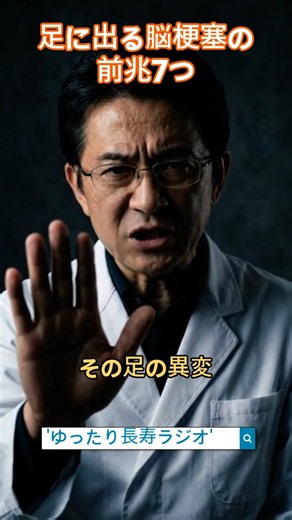 その足の異変、脳梗塞の前兆かもしれません【医師解説】