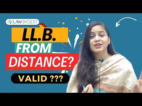 Is LLB from Distance Mode allowed | LLB from Distance Education | Career in Law