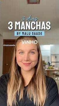 Como tirar mancha de VINHO TINTO de roupa, toalha, tecido… fácil e rápido sem cloro! #dica #limpeza