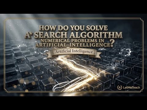 A* Search Algorithm Problem Solved | AI & Machine Learning | LetMeTeach