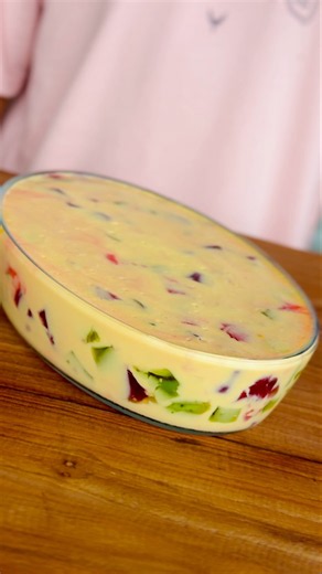 Make This Beautiful Custard & Jelly Dessert in Minutes!