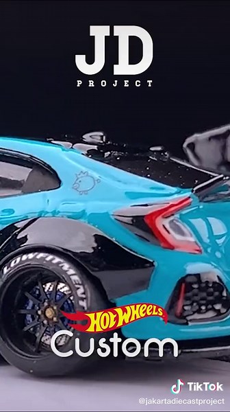 Custom Honda Civic Type R Rocket Bunny Hot Wheels | Jakarta Diecast Project