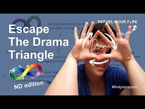 Escape the Karpman Drama Triangle: Neurodivergent Edition