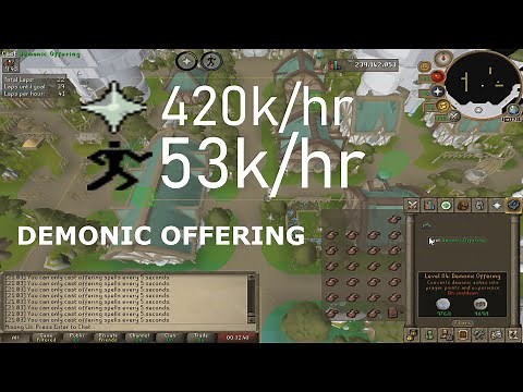 NEW OSRS skilling method: Demonic Offering / Priffdinas Agility Course