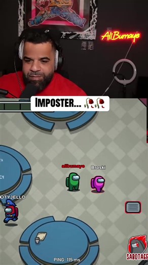 Among Us Imposter Gameplay with Ali Bumaye & Eligella