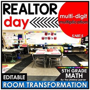 5th Grade Multiplication Word Problems Realtor Room Transformation Math Theme