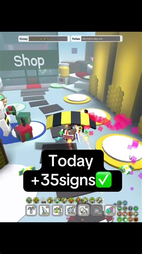 35 SIGNS✅😂 #beeswarmsimulator #beesmas #onett #roblox #bss | bee swarm simulator