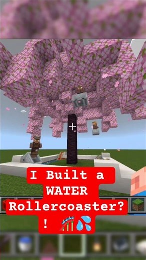 I Built a WATER Rollercoaster?! 🎢💦 #viral