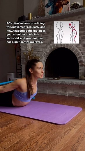 Yoga Daily Classes on Instagram: "If you don’t have a pilates band, you can use a towel, t-shirt, or belt. Technique: 1. Keep your feet on the floor, don’t lift them. 2. Always engage and tighten your glutes. 3. Lift your chest upward - it should be suspended. 4. Inhale while moving the strap backward, exhale as you bring it forward. 5. Keep your arms straight at the elbows at all times. Make sure to tuck your chin, I didn’t, but should have. ! The wider your grip, the easier it is on your shoul