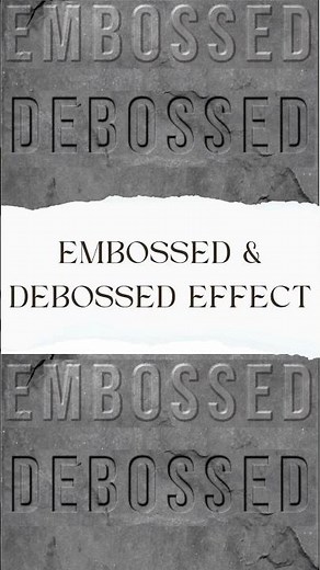 Don't Miss Out The Secret to Creating Stunning Embossed and Debossed Effects in Illustrator
