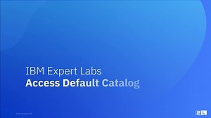 Lab 1: Access Default Catalog