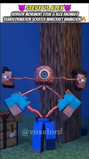 Steve vs Alex🔥|| Scratch Movement Minecraft Animation Battle 😱🔥