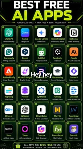 30 Best FREE AI Apps You Need to Try in 2026 🤖🔥 #ai