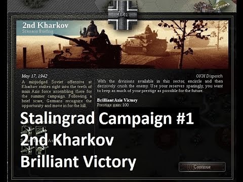 Lets Play: Unity of Command - Stalingrad Campaign: 2nd Kharkov Brilliant Victory (HD)