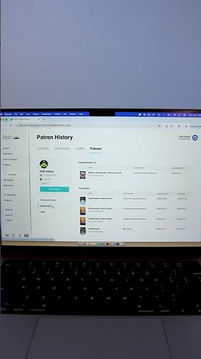 Never lose track of Libib Patron History #libib #library #tips