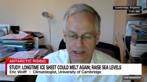 Study: Longtime ice sheet could melt again; raise sea levels
