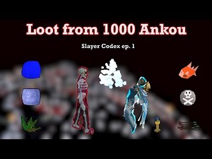 Loot from 1000 Ankou | Slayer Codex ep. 1 | RuneScape 3