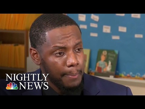 Inspiring America: Teacher Shares Personalized Handshake With Every Student | NBC Nightly News