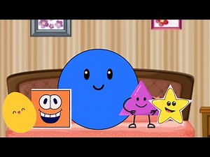 Five Little Shapes Jumping On The Bed, Shapes song, Learn Shapes, kids Songs and Nursery rhymes