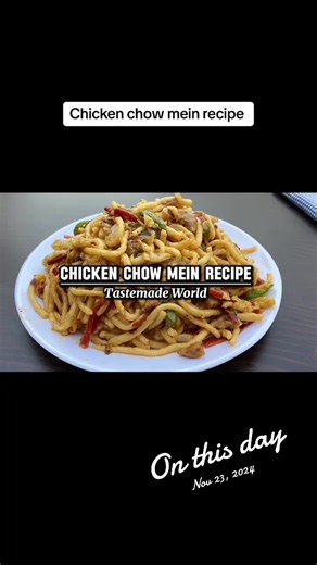 #onthisday #chowmein #tastemadeworld #pasta #noodles