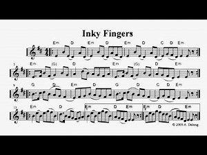 Inky Fingers - a fiddle tune by Anne Delong