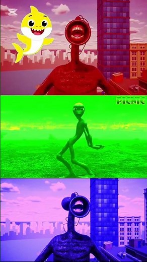 SIREN🚨HEAD 📢#sirenhead #youtubeshorts#sirenagolovoy #like #subscribe #aliendance #sirenheadsong#song