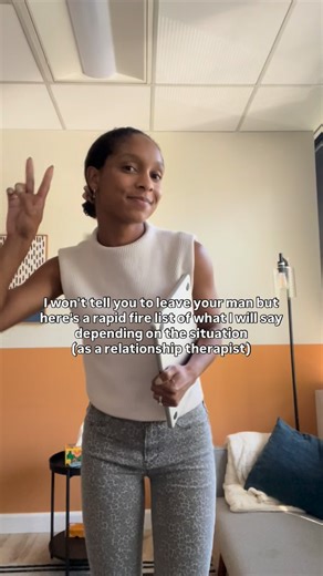 Marisa Padilla | Black & Latina Therapist in CA on Instagram: "I’m noticing a pattern where your needs aren’t being met and you’re not feeling heard. You’re allowed to end your relationship if it’s no longer working for you. When you think about staying in the relationship versus leaving, what hopes and fears come up for you? It’s okay if there’s a part of you that wants to leave. Each time we talk about this, I notice a shift in your body language. I’m here to support you in finding ways to spe