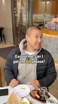 Restaurant English: Let's split the bill
