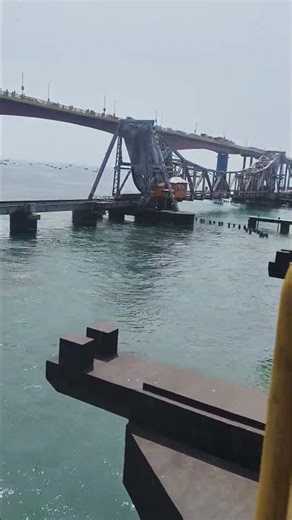 I visited Rameshwaram Bridge and Got a little bit too excited#shorts #train