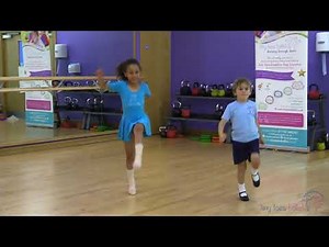 Dance with our tiny toes ballet stretch Song. Kids ballet Classes made fun!