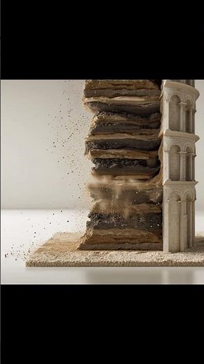 ¿Sabías que la Torre de Pisa no se cayó gracias a un error #italia #datoscuriosos #sabiasque #pisa