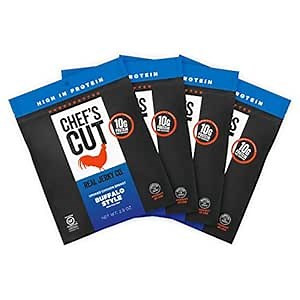 Chef's Cut Real Chicken Buffalo Style Jerky, 2.5 Ounce (4 Pack)