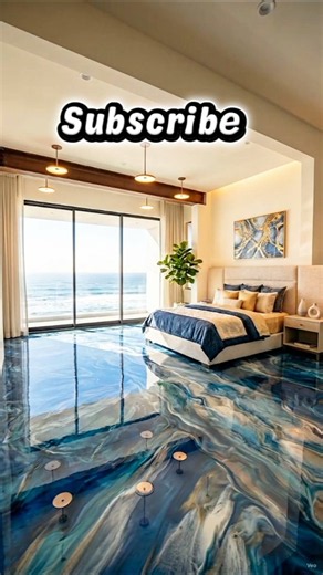Luxury floor transformation 😱 #epoxyfloor #renovation #shortsfeed