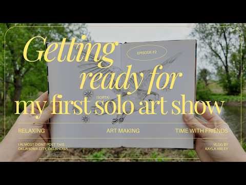 ✷ artist diary: drawing in the park, gathering moments, and preparing for my Momentum spotlight show