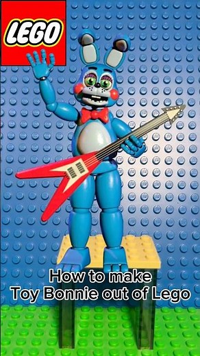 How to make Toy Bonnie out of Lego #lego #fnaf