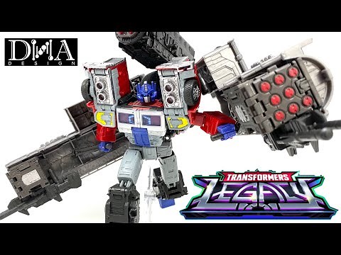 DNA Design DK-37 Upgrade Kit G2 LASER OPTIMUS PRIME Transformers LEGACY Review