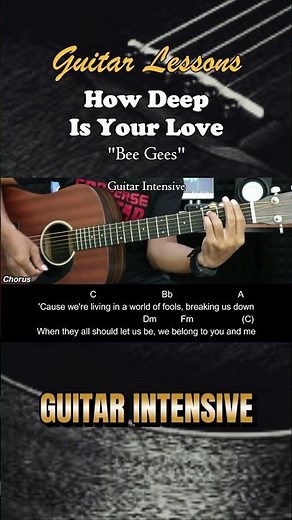 How Deep Is Your Love - Bee Gees | EASY Guitar Tutorial Chords - Guitar Lessons #guitarchords