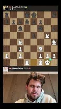 Magnus Carlsen's BRILLIANT Sacrifice Ends in a Beautiful Checkmate! #chess