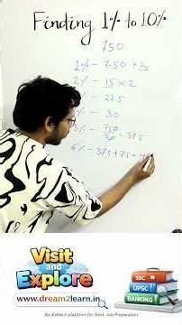 Find 1% to 10% of Any Number in Seconds 😱 | Maths Shortcut #shorts