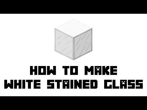Minecraft Survival: How to Make White Stained Glass