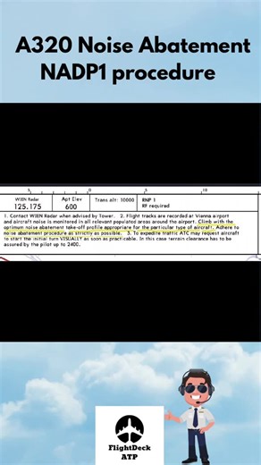 FlightDeck ATP | Aircraft Noise Abatement Procedure: Airports worldwide are applying increasing restrictions regarding aircraft noise, which is why the... | Instagram