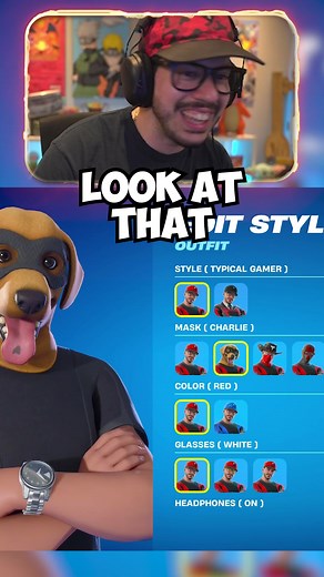 Typical Gamer Icon Skin - ALL Customizations and Styles #icon #Fortnite #clips