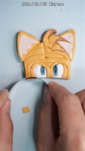 Clay Zoo on Instagram: "#sonicthehedgehog3 #테일즈 폴리머 클레이 #claywork #캐릭터아트"