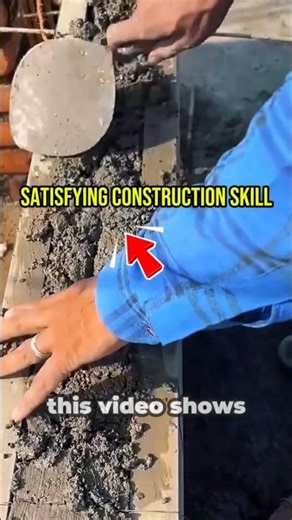 Extreme Concrete Smoothing Technique Using a Hand Trowel – Satisfying Construction Skill