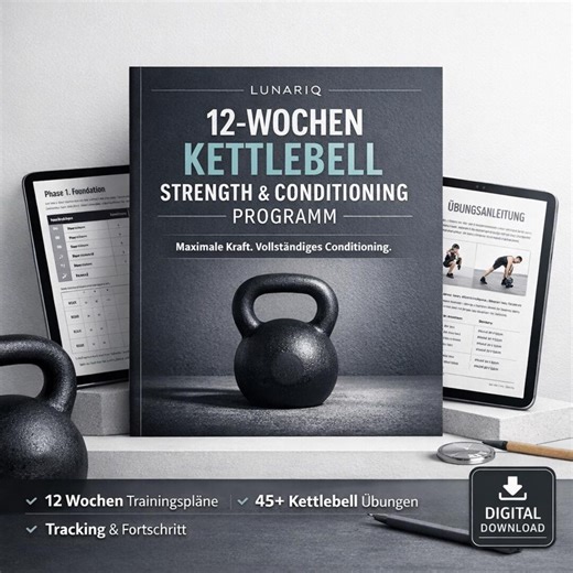 12 Week Kettlebell Workout Plan PDF | Kettlebell Strength & Conditioning Program | Home Gym Training | Beginner Tointermediate - Etsy UK