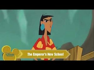 Disney Channel HD Screen Bug (The Emperor's New School) (Yellow Version) (2008-2010)