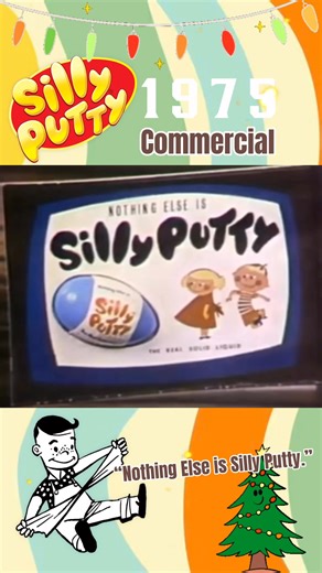 1975 Silly Putty Commercial ❤️ There was nothing more fun than pulling the comic section from the Sunday newspaper and pressing your Silly Putty to it to copy the image on it! It was some kind of strange magic that kept you mesmerized for hours! 😂😂 Kids these days would never get it! 😂😂❤️ The simple things! ❤️🎄 | Old Fashioned Christmas