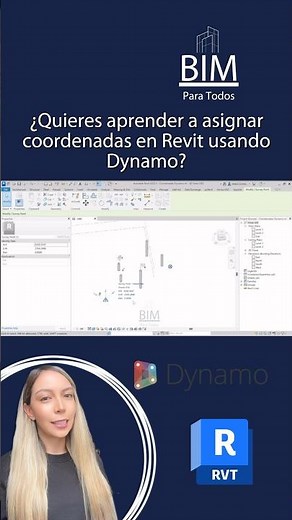 ¿Quieres aprender a asignar coordenadas en Revit usando Dynamo? Mira este video en nuestro canal 🚧