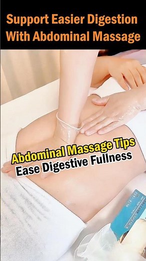 Support Easier Digestion With Abdominal Massage