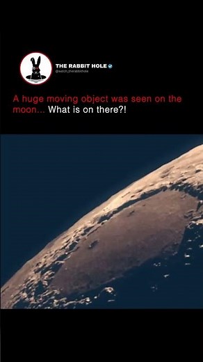 A huge moving object was seen on the moon